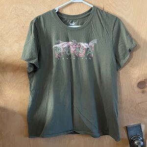 Puma Olive Green Training T-Shirt